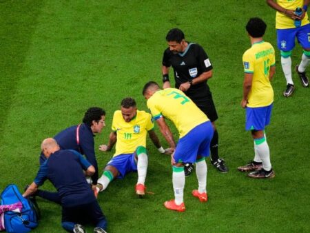 FIFA World Cup: Neymar sprains ankle in Brazil win