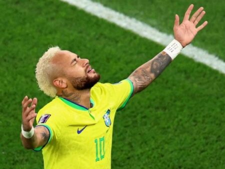 Brazil’s Neymar says worried about his World Cup after ankle injury