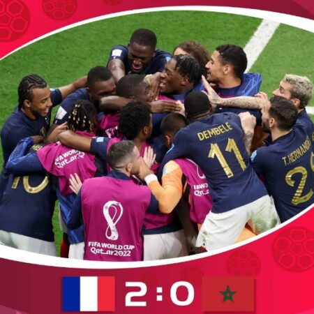 World Cup Semifinals: The Defending Champion France Made it to the Finals After Beating Morocco 2-0